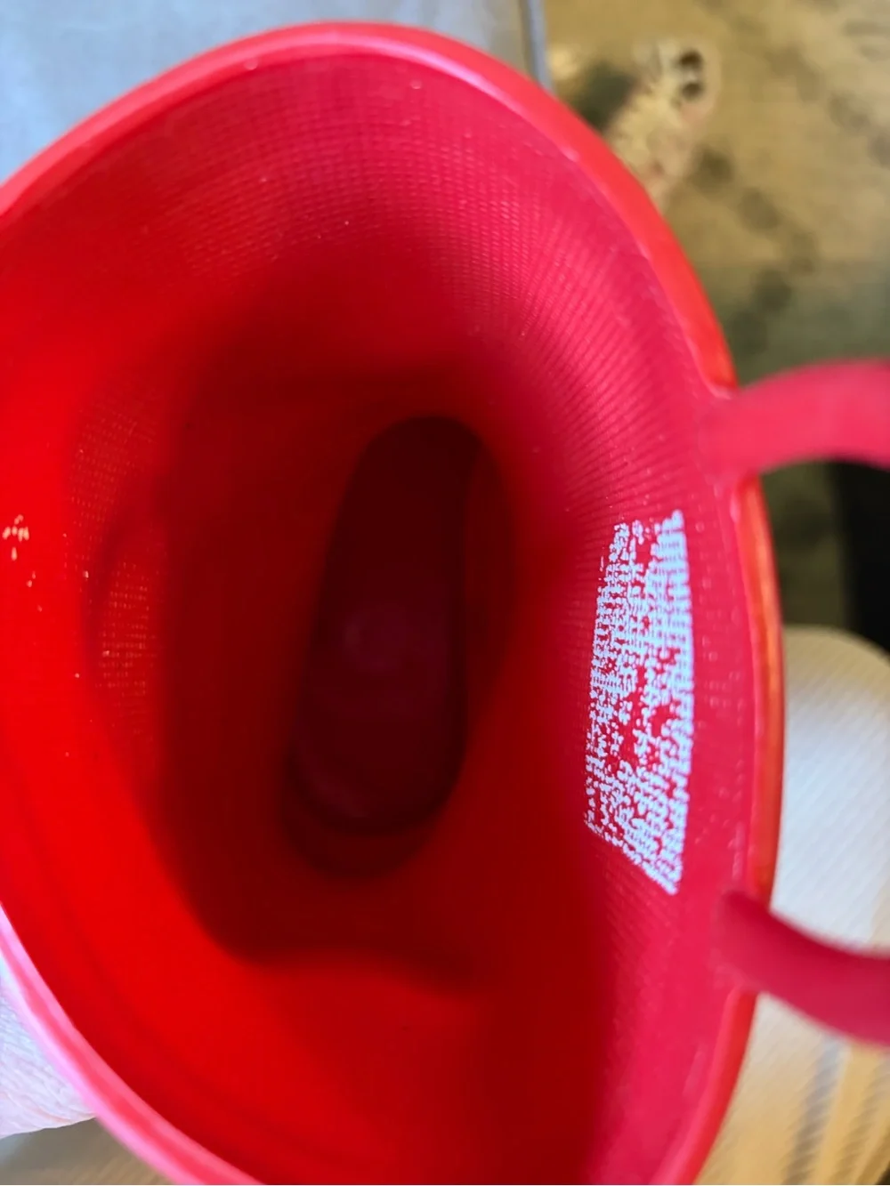 Kids Red Rain Boots with Easy Grip Handles